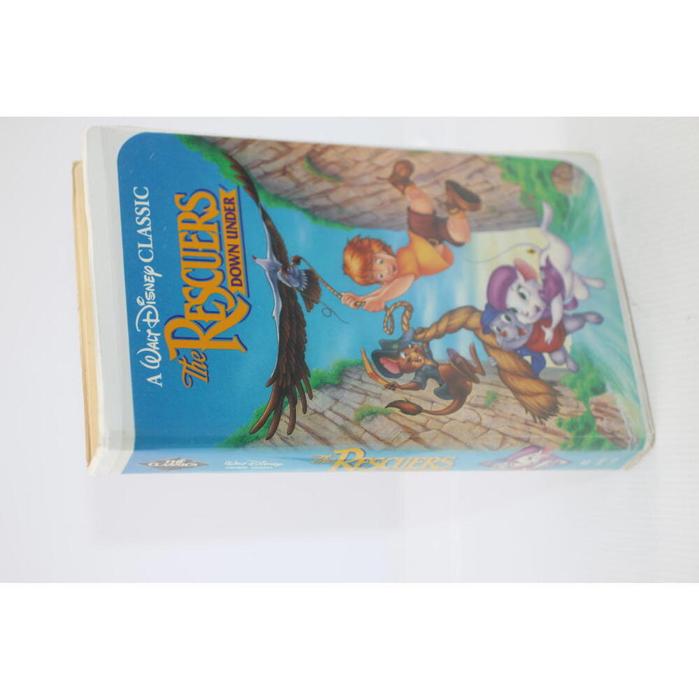 The Rescuers Down Under VHS Tape - Classic Animated Movie